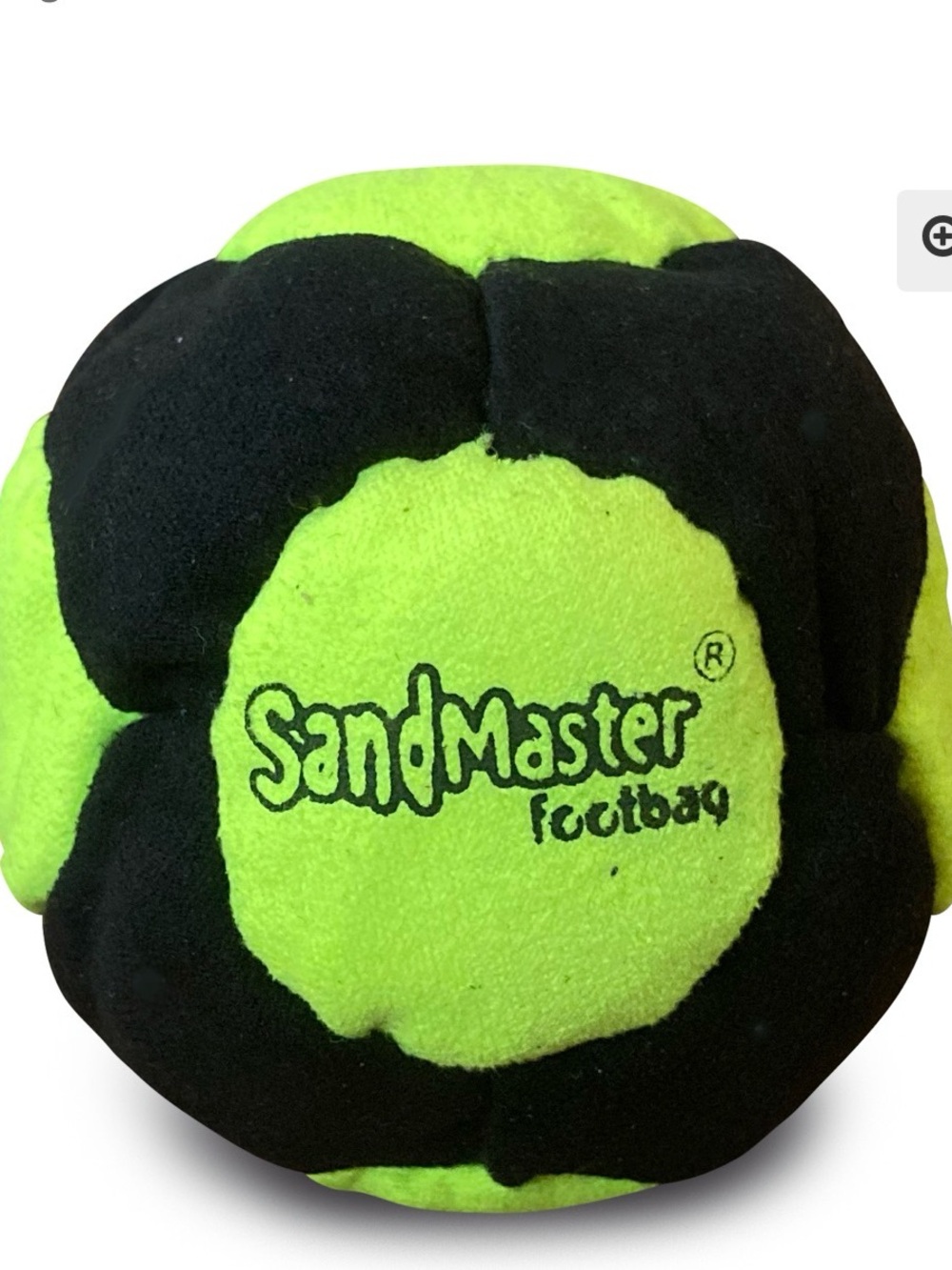 Neon Yellow/Green World Footbag Sandmaster Hacky
